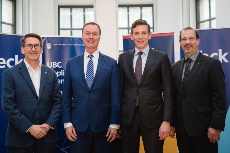 Teck Resources establishes $2 Million endowment for Mining scholarships at Smith Engineering and UBC